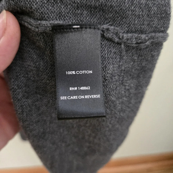 Torrid dark gray lace up mini sweater dress 100% cotton size 1 (14/16) - Picture 11 of 11